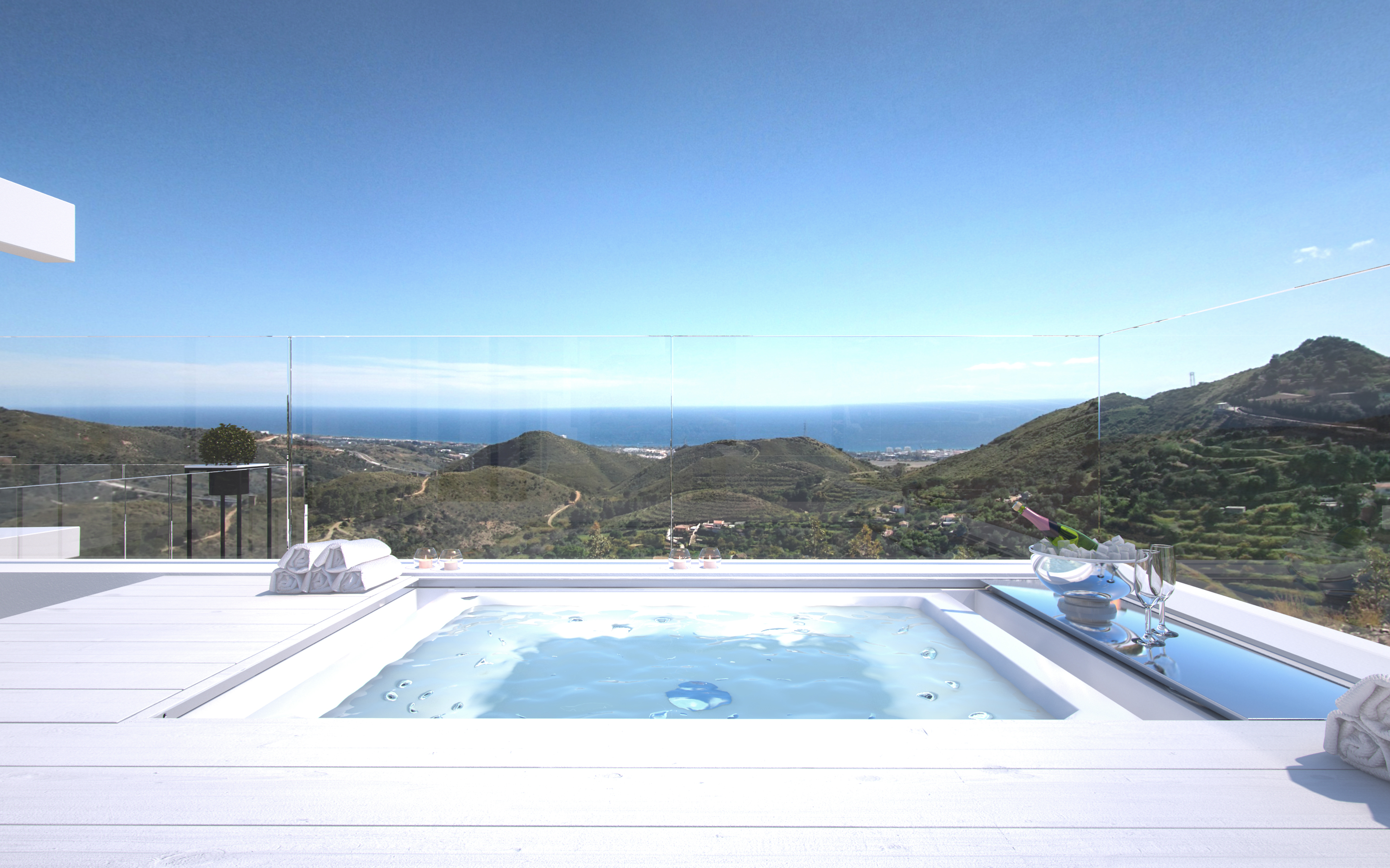 Appartamenti moderni con impressionante vista, vicino a Marbella