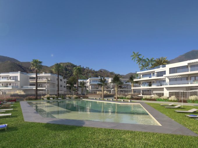 Contemporary project apartments in Benahavis town