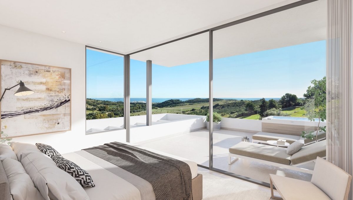modern-luxury-villas-in-the-heart-of-estepona-golf-render - interior - main bedroom - habitacion prinicpal - jacuzzi-min