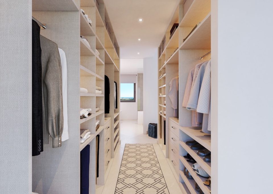 modern-luxury-villas-in-the-heart-of-estepona-golf-render - interior - walk-in closet - vestidor-min
